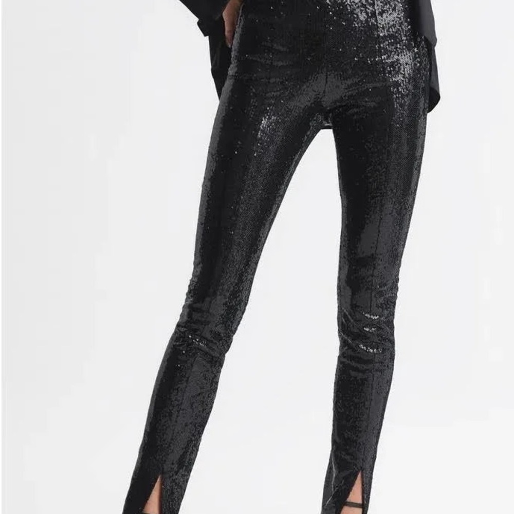 Reiss Black Sequin Women's Pants